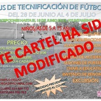 INSCRIPCIÓN III CAMPUS DE TECNIFICACIÓN DE FÚTBOL 