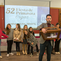 SORTEO JIMENA, REINA INFANTIL Y DAMAS DE LA LII FIESTA DE PRIMAVERA