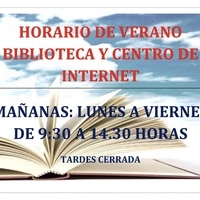 HORARIO DE VERANO BIBLIOTECA MUNICIPAL