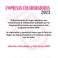 PROGRAMA FERIA Y FIESTAS 2023