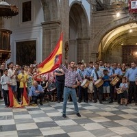 PRESENTACIÓN DE ALABARDAS AL CRISTO