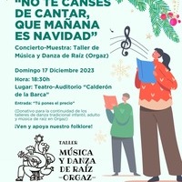 CONCIERTO-MUESTRA TALLER MÚSICA Y BAILE