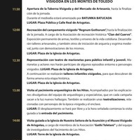 PROGRAMA XIII JORNADA DE LA CULTURA VISIGODA