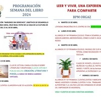 PROGRAMACIÓN SEMANA DEL LIBRO 2024