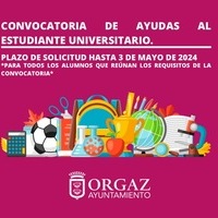 XIII AYUDAS MUNICIPALES AL ESTUDIANTE UNIVERSITARIO 