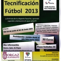 I CAMPUS DE TECNIFICACIÓN FÚTBOL DE ORGAZ