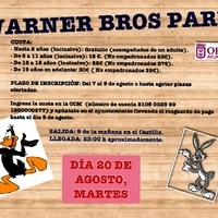 EXCURSIÓN A WARNER BROS PARK. MARTES 20 DE AGOSTO