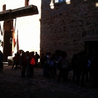 160 NIÑOS HAN VISITADO ESTA SEMANA EL CASTILLO DE LOS CONDES DE ORGAZ