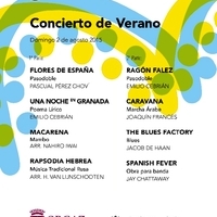 CONCIERTO DE VERANO 2 DE AGOSTO